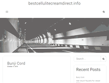 Tablet Screenshot of bestcellulitecreamdirect.info